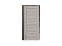 Шкаф верхний торцевой Лофт Graphite, Cappuccino Veralinga, 920 В*Ш*Г 920*300*306, фасад МДФ  Cappuccino Veralinga, корпус  Graphite ms2510VVT_48912