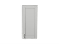Шкаф верхний торцевой Лофт Белый, Grey Silk, 920 В*Ш*Г 920*300*306, фасад МДФ  Grey Silk, корпус  Белый ms2510VVT_69651
