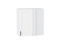 Шкаф верхний прямой угловой Лофт Белый, Super White, 720 В*Ш*Г 716*700*345, фасад МДФ  Super White, корпус  Белый ms2510VVT_60306
