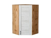 Шкаф верхний угловой Лофт Дуб Вотан, Nordic Oak, 920 В*Ш*Г 920*600*600, фасад МДФ  Nordic Oak, корпус  Дуб Вотан ms2510VVT_63311