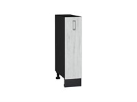 Шкаф нижний с 1-ой дверцей Лофт Graphite, Nordic Oak, 200 В*Ш*Г 816*200*480, фасад МДФ  Nordic Oak, корпус  Graphite ms2510VVT_66362
