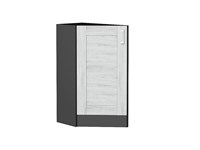 Шкаф нижний торцевой Лофт Graphite, Nordic Oak В*Ш*Г 816*296*554, фасад МДФ  Nordic Oak, корпус  Graphite ms2510VVT_36128