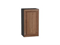 Шкаф верхний с 1-ой дверцей Шале Graphite, Brown Dreamline, 720, 400 В*Ш*Г 716*400*320, фасад МДФ  Brown Dreamline, корпус  Graphite ms2510VVT_53778