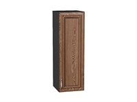 Шкаф верхний с 1-ой дверцей Шале Graphite, Brown Dreamline, 920, 300 В*Ш*Г 920*300*320, фасад МДФ  Brown Dreamline, корпус  Graphite ms2510VVT_53782