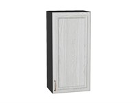 Шкаф верхний с 1-ой дверцей Шале Graphite, White Dreamline, 920, 450 В*Ш*Г 920*450*302, фасад   White Dreamline, корпус  Graphite ms2510VVT_53764