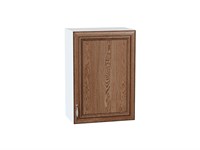 Шкаф верхний с 1-ой дверцей Шале Белый, Brown Dreamline, 720, 500 В*Ш*Г 716*500*320, фасад МДФ  Brown Dreamline, корпус  Белый ms2510VVT_53770