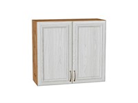 Шкаф верхний с 2-мя дверцами Шале Дуб Вотан, White Dreamline, 720, 800 В*Ш*Г 716*800*320, фасад МДФ  White Dreamline, корпус  Дуб Вотан ms2510VVT_61326