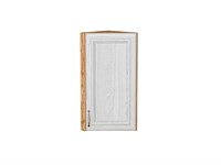 Шкаф верхний торцевой Шале Дуб Вотан, White Dreamline, 720 В*Ш*Г 716*300*306, фасад МДФ  White Dreamline, корпус  Дуб Вотан ms2510VVT_61339