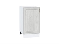 Шкаф нижний с 1-ой дверцей Шале Белый, White Dreamline, 450 В*Ш*Г 816*450*480, фасад МДФ  White Dreamline, корпус  Белый ms2510VVT_53949