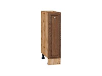 Шкаф нижний с 1-ой дверцей Шале Дуб Вотан, Brown Dreamline, 200 В*Ш*Г 816*200*480, фасад МДФ  Brown Dreamline, корпус  Дуб Вотан ms2510VVT_66231