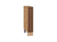 Шкаф нижний бутылочница Шале Дуб Вотан, Brown Dreamline, 150 В*Ш*Г 816*150*480, фасад МДФ  Brown Dreamline, корпус  Дуб Вотан ms2510VVT_61354