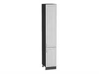 Шкаф пенал с 2-мя дверцами Шале Graphite, White Dreamline, 2340, 400 В*Ш*Г 2336*400*576, фасад МДФ  White Dreamline, корпус  Graphite ms2510VVT_54033