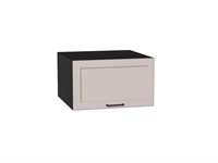 Шкаф верхний горизонтальный глубокий Барселона Graphite, Кашемир, 600 В*Ш*Г 358*600*578, фасад МДФ  Кашемир, корпус  Graphite ms2510VVT_52907