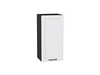 Шкаф верхний с 1-ой дверцей Барселона Graphite, Белый, 720, 350 В*Ш*Г 716*350*324, фасад МДФ  Белый, корпус  Graphite ms2510VVT_65286