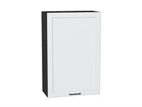Шкаф верхний с 1-ой дверцей Барселона Graphite, Белый, 920, 600 В*Ш*Г 920*600*324, фасад МДФ  Белый, корпус  Graphite ms2510VVT_53006