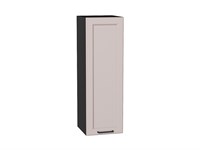 Шкаф верхний с 1-ой дверцей Барселона Graphite, Кашемир, 920, 300 В*Ш*Г 920*300*324, фасад МДФ  Кашемир, корпус  Graphite ms2510VVT_53022