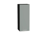 Шкаф верхний с 1-ой дверцей Квадро Graphite, Аквамарин, 920, 350 В*Ш*Г 920*350*321, фасад МДФ  Аквамарин, корпус  Graphite ms2510VVT_73098