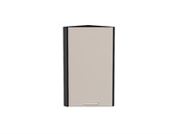 Шкаф верхний торцевой Квадро Graphite, Кашемир, 720 В*Ш*Г 716*300*307, фасад МДФ  Кашемир, корпус  Graphite ms2510VVT_73211