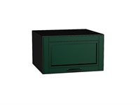 Шкаф верхний горизонтальный глубокий Дублин Graphite, Special Green, 600 В*Ш*Г 358*600*574, фасад МДФ  Special Green, корпус  Graphite ms2510VVT_72790