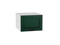 Шкаф верхний горизонтальный глубокий Дублин Белый, Special Green, 500 В*Ш*Г 358*500*574, фасад МДФ  Special Green, корпус  Белый ms2510VVT_72780