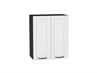 Шкаф верхний с 2-мя дверцами Дублин Graphite, Special White, 720, 600 В*Ш*Г 716*600*318, фасад МДФ  Special White, корпус  Graphite ms2510VVT_73143