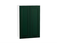Шкаф верхний с 2-мя дверцами Дублин Белый, Special Green, 920, 600 В*Ш*Г 920*600*318, фасад МДФ  Special Green, корпус  Белый ms2510VVT_73133