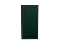Шкаф верхний торцевой Дублин Graphite, Special Green, 920 В*Ш*Г 920*300*304, фасад МДФ  Special Green, корпус  Graphite ms2510VVT_73213