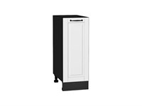 Шкаф нижний с 1-ой дверцей Дублин Graphite, Special White, 300 В*Ш*Г 816*300*478, фасад МДФ  Special White, корпус  Graphite ms2510VVT_73391