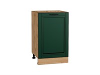 Шкаф нижний с 1-ой дверцей Дублин Дуб Вотан, Special Green, 500 В*Ш*Г 816*500*478, фасад МДФ  Special Green, корпус  Дуб Вотан ms2510VVT_73388