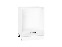 Шкаф нижний под духовку Дублин Белый, Special White, 600 В*Ш*Г 816*600*474, фасад МДФ  Special White, корпус  Белый ms2510VVT_73333