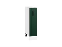 Шкаф нижний бутылочница Дублин Белый, Special Green, 200 В*Ш*Г 816*200*478, фасад МДФ  Special Green, корпус  Белый ms2510VVT_73304