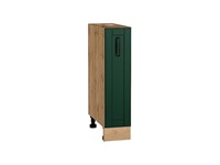 Шкаф нижний бутылочница Дублин Дуб Вотан, Special Green, 200 В*Ш*Г 816*200*478, фасад МДФ  Special Green, корпус  Дуб Вотан ms2510VVT_73308