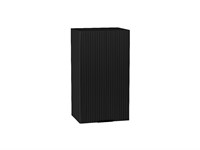 Шкаф верхний с 1-ой дверцей Евро Лайн Graphite, Антрацит, 720, 400 В*Ш*Г 716*400*318, фасад МДФ  Антрацит, корпус  Graphite ms2510VVT_59355