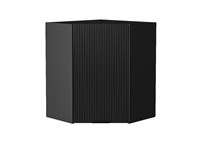 Шкаф верхний угловой Евро Лайн Graphite, Антрацит, 720 В*Ш*Г 716*600*600, фасад МДФ  Антрацит, корпус  Graphite ms2510VVT_59410