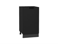 Шкаф нижний с 1-ой дверцей Евро Graphite, Антрацит, 450 В*Ш*Г 816*450*478, фасад МДФ  Антрацит, корпус  Graphite ms2510VVT_59168