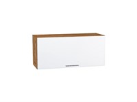 Шкаф верхний горизонтальный Валерия-М Дуб Вотан, Белый металлик, 800 В*Ш*Г 358*800*318, фасад МДФ  Белый металлик, корпус  Дуб Вотан ms2510VVT_63477