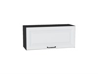 Шкаф верхний горизонтальный Ницца Graphite, Blanco, 800 В*Ш*Г 358*800*318, фасад МДФ  Blanco, корпус  Graphite ms2510VVT_43891
