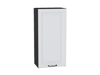 Шкаф верхний с 1-ой дверцей Ницца Graphite, Blanco, 920, 450 В*Ш*Г 920*450*318, фасад МДФ  Blanco, корпус  Graphite ms2510VVT_44138