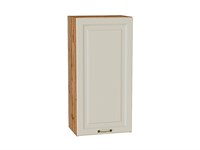 Шкаф верхний с 1-ой дверцей Ницца Дуб Вотан, Агат, 920, 450 В*Ш*Г 920*450*318, фасад МДФ  Агат, корпус  Дуб Вотан ms2510VVT_64179