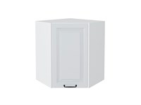 Шкаф верхний угловой Ницца Белый, Blanco, 720 В*Ш*Г 716*600*600, фасад МДФ  Blanco, корпус  Белый ms2510VVT_33711