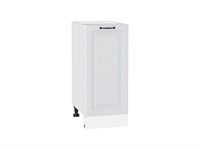 Шкаф нижний с 1-ой дверцей Ницца Белый, Blanco, 350 В*Ш*Г 816*350*478, фасад МДФ  Blanco, корпус  Белый ms2510VVT_65504
