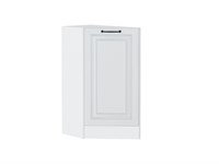 Шкаф нижний торцевой Ницца Белый, Blanco В*Ш*Г 816*296*552, фасад МДФ  Blanco, корпус  Белый ms2510VVT_33719