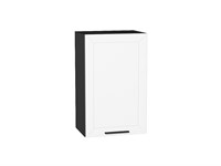 Шкаф верхний с 1-ой дверцей Глетчер Graphite, Айленд Силк, 720, 450 В*Ш*Г 716*450*318, фасад МДФ  Айленд Силк, корпус  Graphite ms2510VVT_55911
