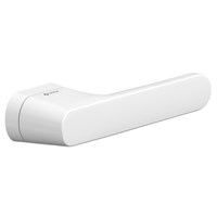 Ручка на овальной розетке System Akik HA202RO16 AL7 МатБелый sp2510BR_046-0506