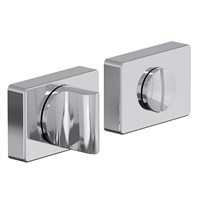 Фиксатор на прямоугольной розетке System R015W6 CR Хром sp2510BR_046-0335