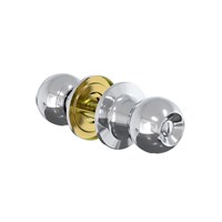 Ручка на круглой розетке Bravo K-100/01 C Хром (ключ/фикс., 3 ключа) sp2510BR_046-0491