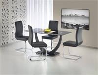 Стол обеденный Halmar ANTON (черный) ms2601SIGHAL_V-CH-ANTON-ST