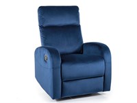 Кресло Signal OLIMP VELVET раскладное (синий) ms2601SIGHAL_OLIMPVGR
