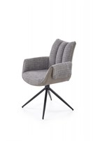 Стул кухонный Halmar K579 поворотный (серый/черный) ms2601SIGHAL_V-CH-K/579-KR-POPIEL