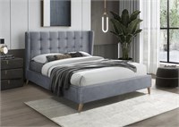 Кровать Halmar ESTELLA (серый) 160/200 ms2601SIGHAL_V-CH-ESTELLA_160-LOZ-POPIELATY